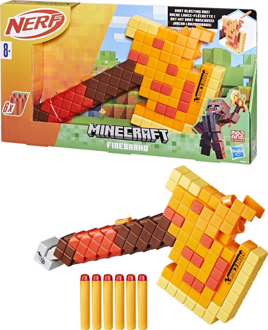 NERF Minecraft Firebrand Bijl - Speelgoedblaster