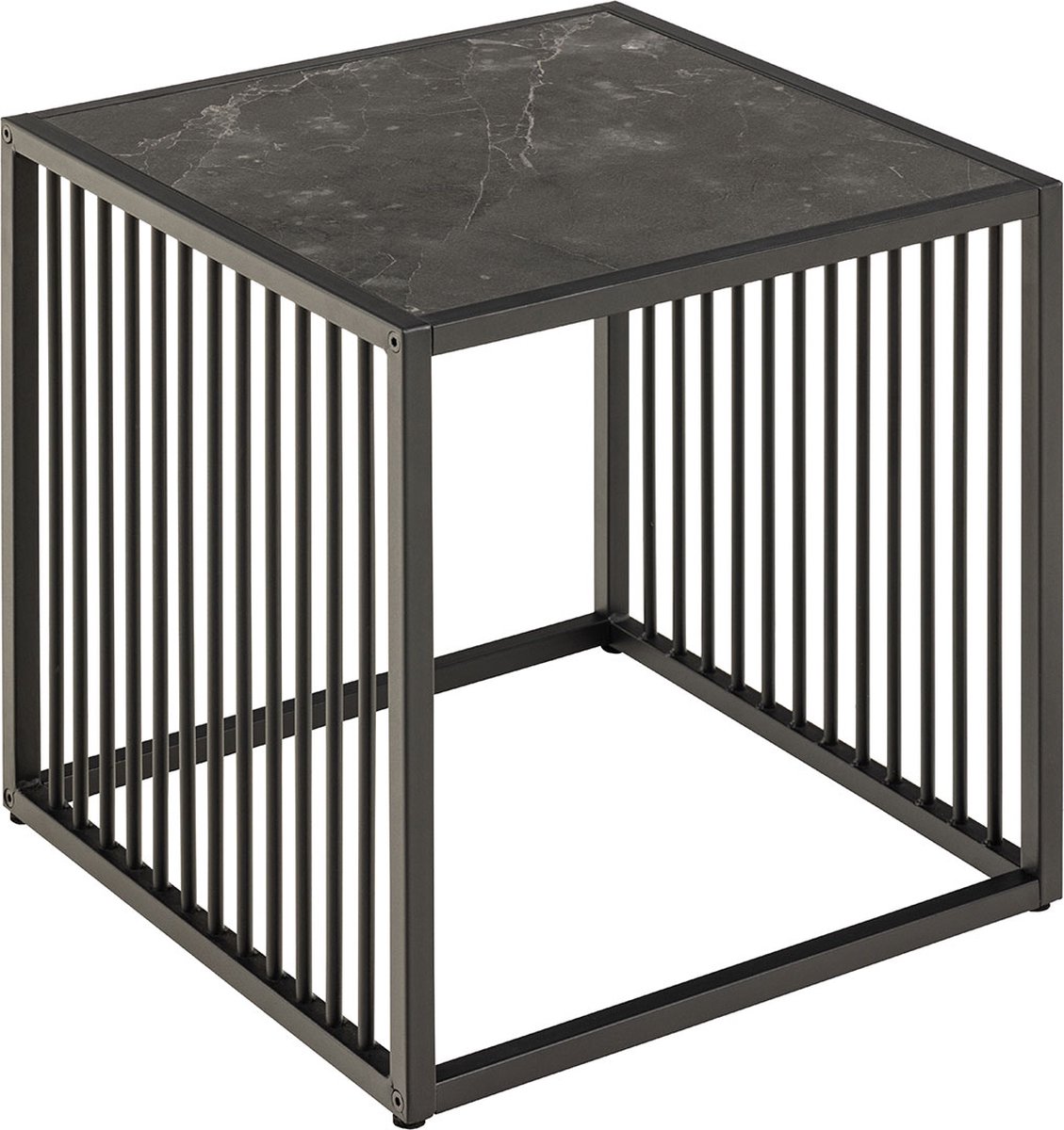 Giga Living Bijzettafel Selva Zwart 40x40cm - Giga Living
