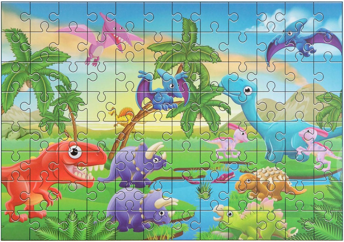Dino puzzel 96 stukjes