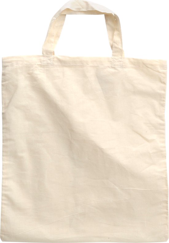 Goki Katoenen Draagtas XL Blanco bol