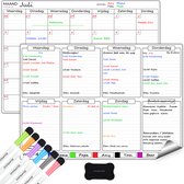 Systemyze Planificateur Mensuel & Hebdomadaire – Tableau Blanc Magnétique – Planificateur Mensuel Magnétique – Inclus Avec Marqueurs & Effaceur – Format A3