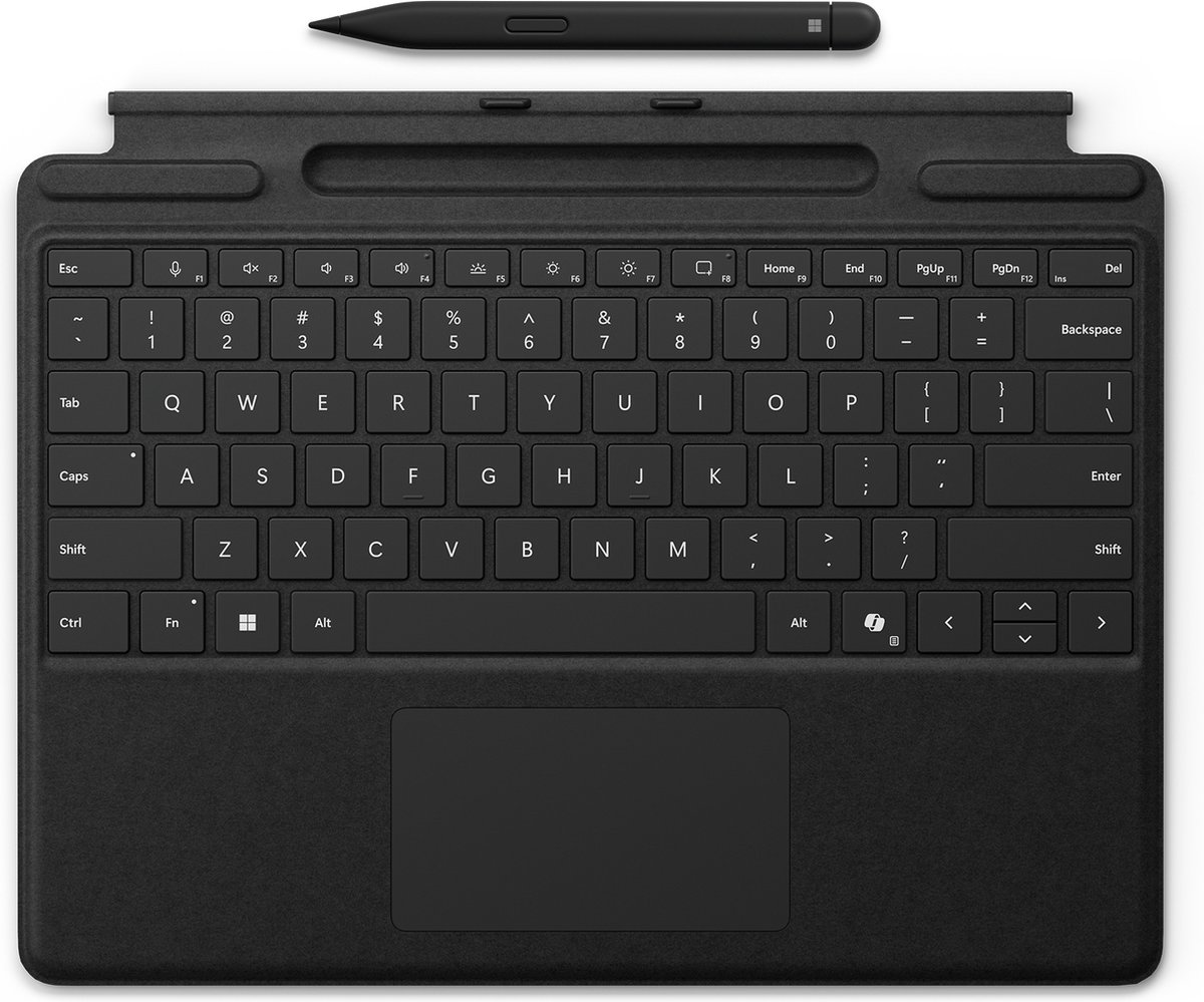Microsoft Surface Pro Keyboard Cover met Slim Pen - Zwart