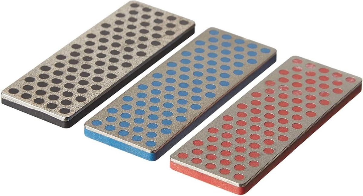 Mini diamant ski- en snowboardverwijdersteen 70 mm set van 3 stuks - Voor het slijpen van ski's