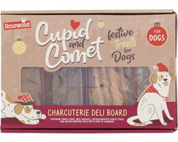Rosewood Cupid & Comet Charcuterie Deli Plank Hondensnacks Kerst 200 gr