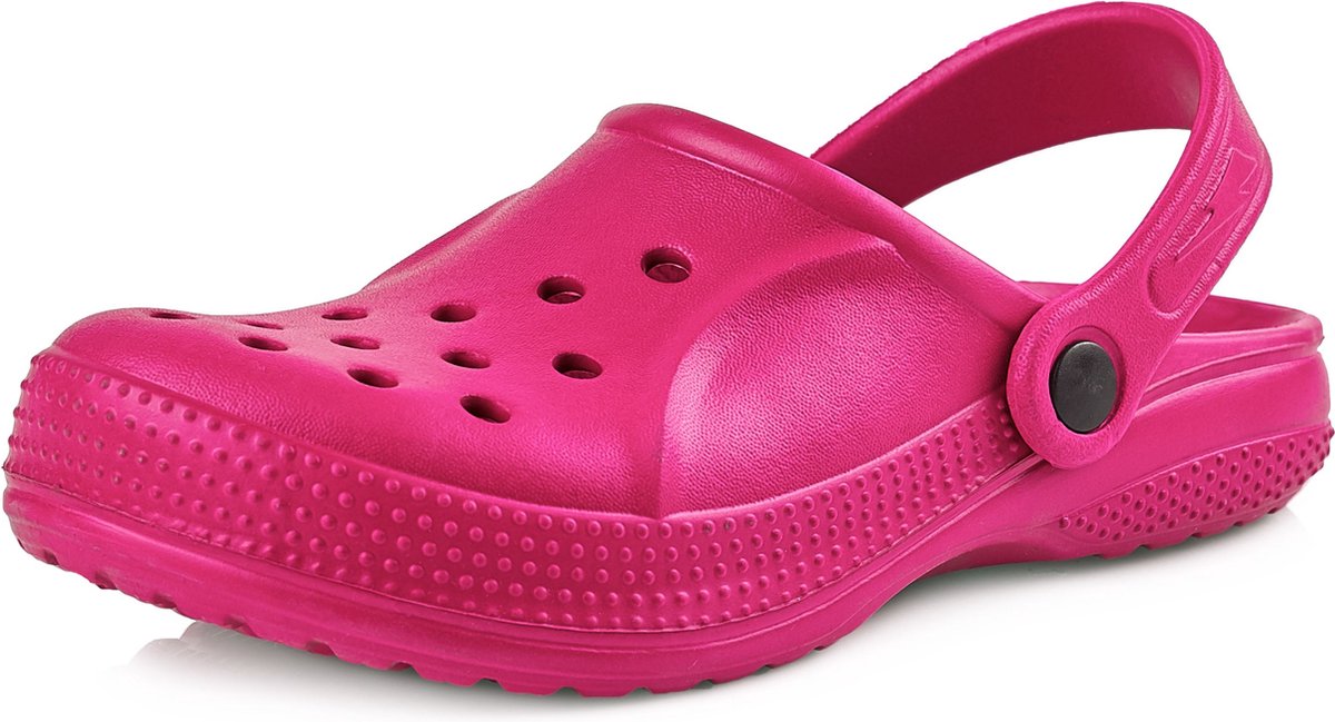 Ladeheid Clogs Kinderen - Tuinschoenen - Lichte - Kinderschoenen - Meisjes - Jongens – Roze – 30 – LA-KL-055