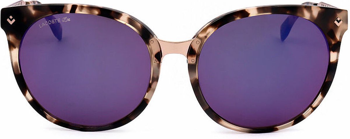 Zonnebril Heren Lacoste L928S Paars ø 54 mm Gouden Habana