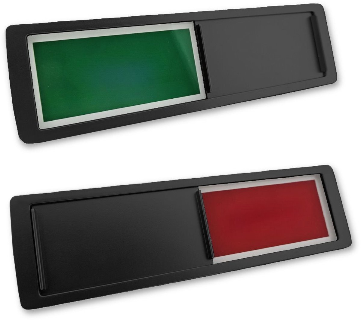 CombiCraft schuifbordje met "Groen-Rood" in zwart 178 x 50 mm - per 1 stuk
