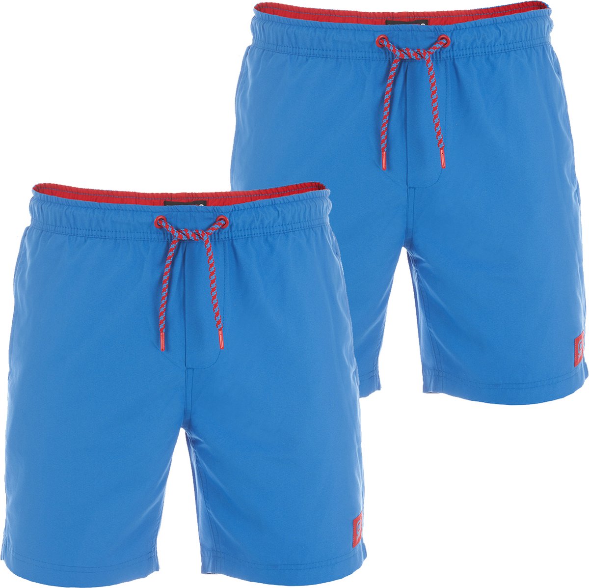 riverso Heren Short RIVDavid 2 Pack bequem Blauw XXL Volwassenen Sportieve Zwembroeken met Binnenslip