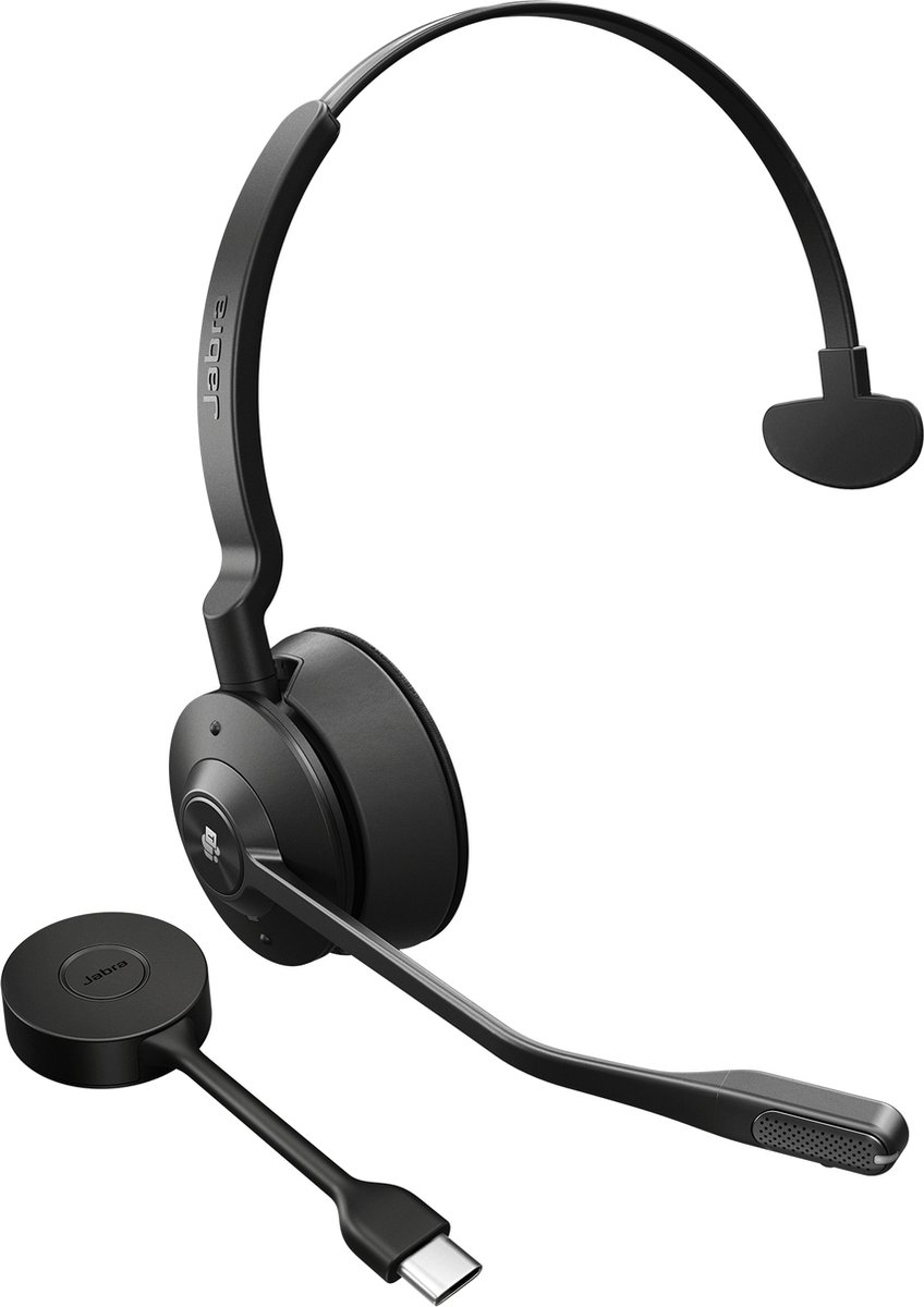 Jabra Engage 55 SE Headset Draadloos Hoofdband Kantoor/callcenter Zwart