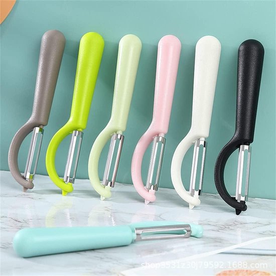 Elektrische groentedunschiller met multifunctionele messen, handheld Julienne Dunschiller voor aardappel, wortel, fruit etc Elektrische groentedunschiller met multifunctionele messen, handheld Julienne Dunschiller voor aardappel, wortel, fruit etc