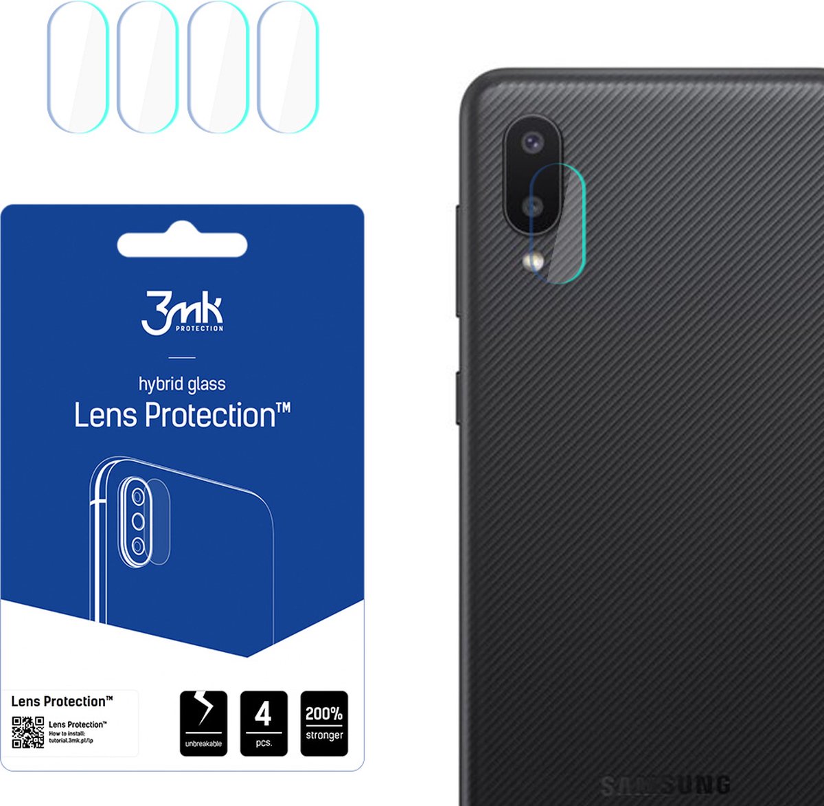 Samsung Galaxy A02 - 3mk Lens Protection