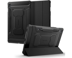 Spigen Rugged Armor Pro Bookcase geschikt voor Samsung Galaxy Tab S10 FE / S9 FE - Zwart
