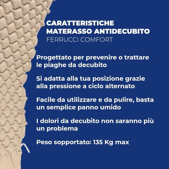 Antidecubitus matras met luchtbellen en elektrische compressor - Medisch hulpmiddel voor bedlegerige personen tot 135 kg van Mobiclinic — afbeelding 3