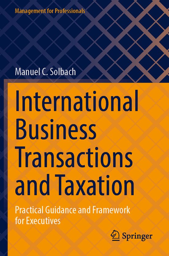 Management for Professionals- International Business Transac ... - cover