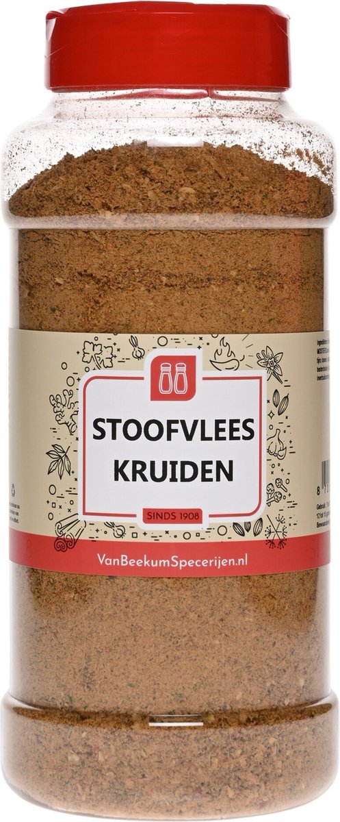 Goedkoopste Van Beekum Specerijen - Stoofvlees Kruiden - Strooibus 500 gram