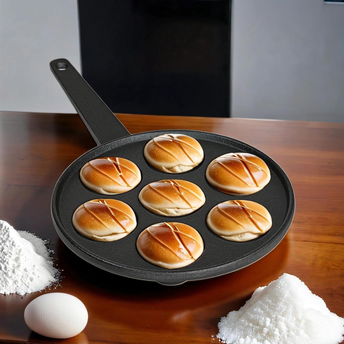Pumwoy Takoyaki Grill Pan 14 Trous, Takoyaki Maker Antiadhésif Physique