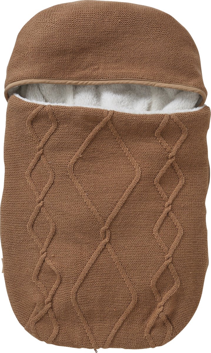 Vertbaudet Tricot voetenzak met fleece voering voor autostoeltje
