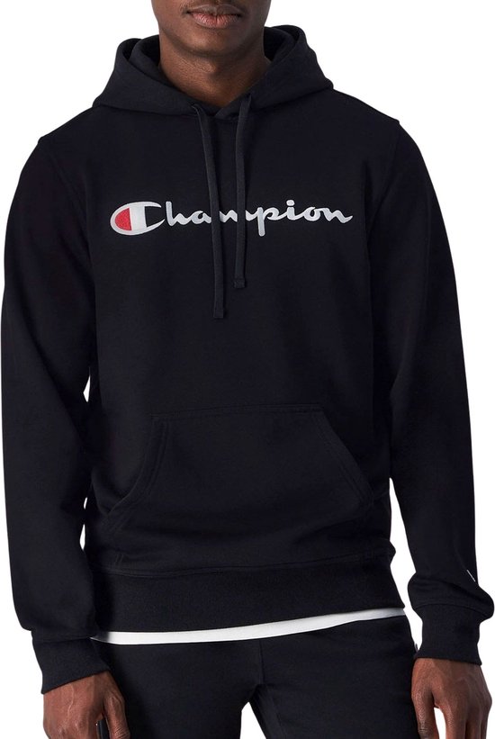 Champion Big Logo Fleece Hoodie Heren - Maat S