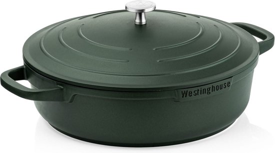Westinghouse édition Spéciale Westinghouse Sauteuse Induction 32cm - Édition Spéciale Marbre Cocotte Wok Multifonction - 14
