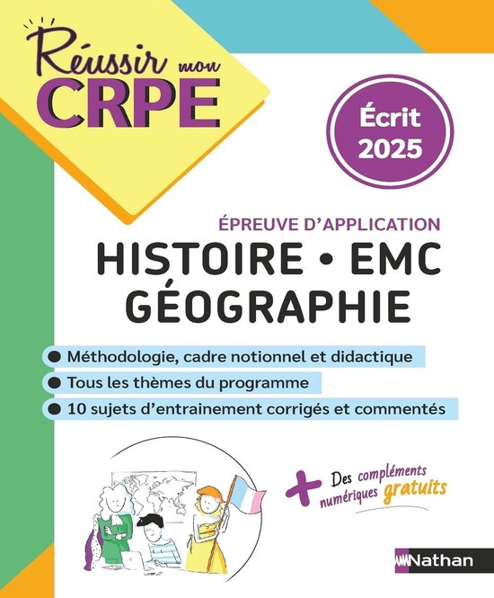 Réussir CRPE - CRPE Histoire Géo EMC - épreuve écrite d' ... - cover