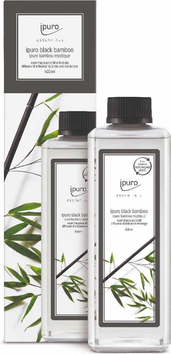 Bol.com Ipuro Geurdiffuser Navulling Black Bamboo 500ml aanbieding