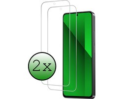 Screenprotector - 2 Stuks Geschikt voor Xiaomi Redmi Note 13 4G - Extra Sterk - Beschermglas - Gehard Glas - Tempered Glass - Screen Protector