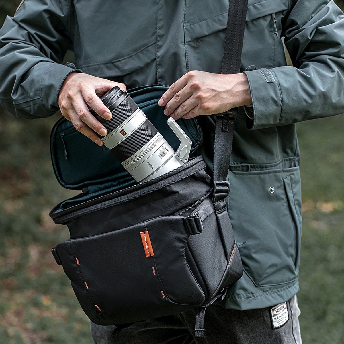 Pgytech Onemo Sling 7L Schoudercameratas (Zwart)
