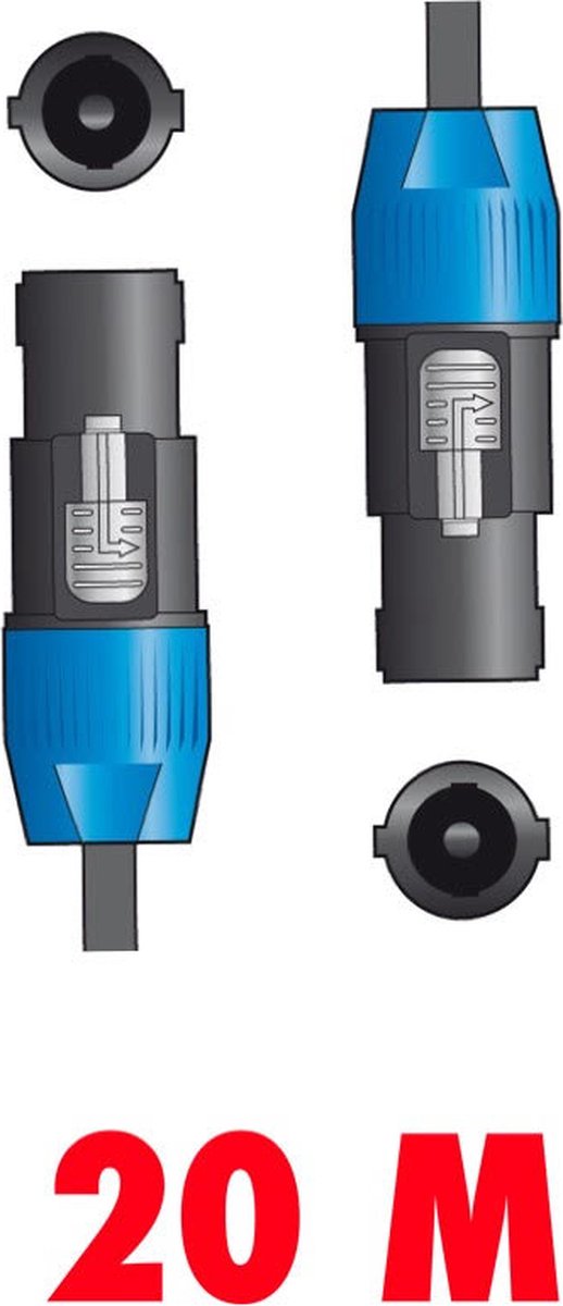 Image of Citronic XLSPK-SPK20 luidsprekerkabel speakon naar speakon 20 m met 2 x 1,5 mm² koper