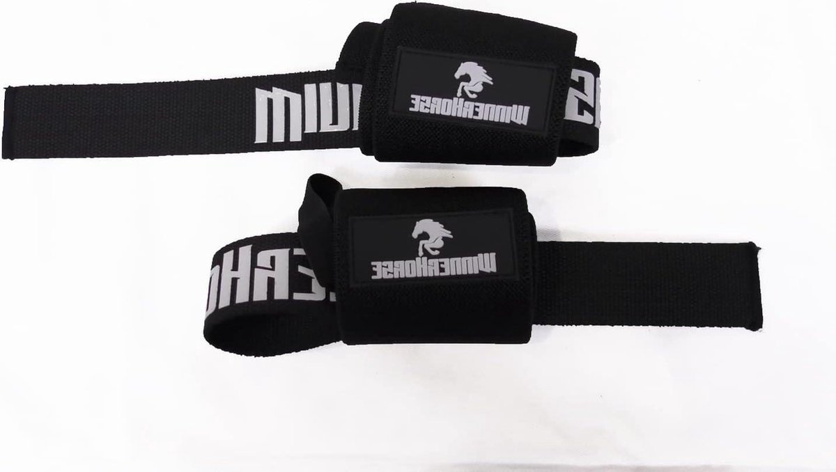 Flexibele polsbandages met handgreep voor gewichtheffen - fitness en gymtraining heren dames