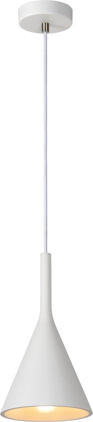 Lucide GIPSY - Suspension - Ø 16,5 cm - 1xE27 - Blanc