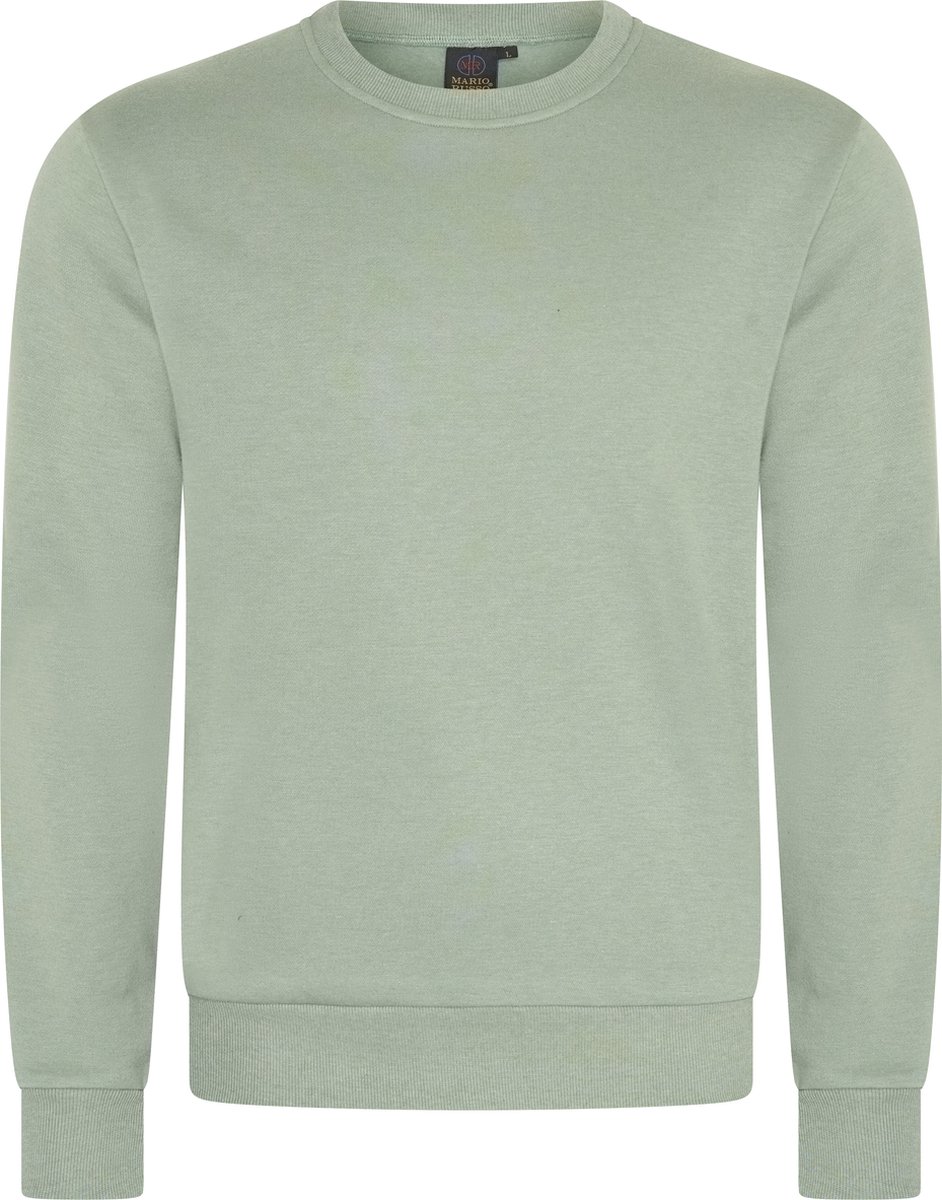 Mario Russo Sweater - Trui Heren - Sweater Heren - Agave Groen - XXL
