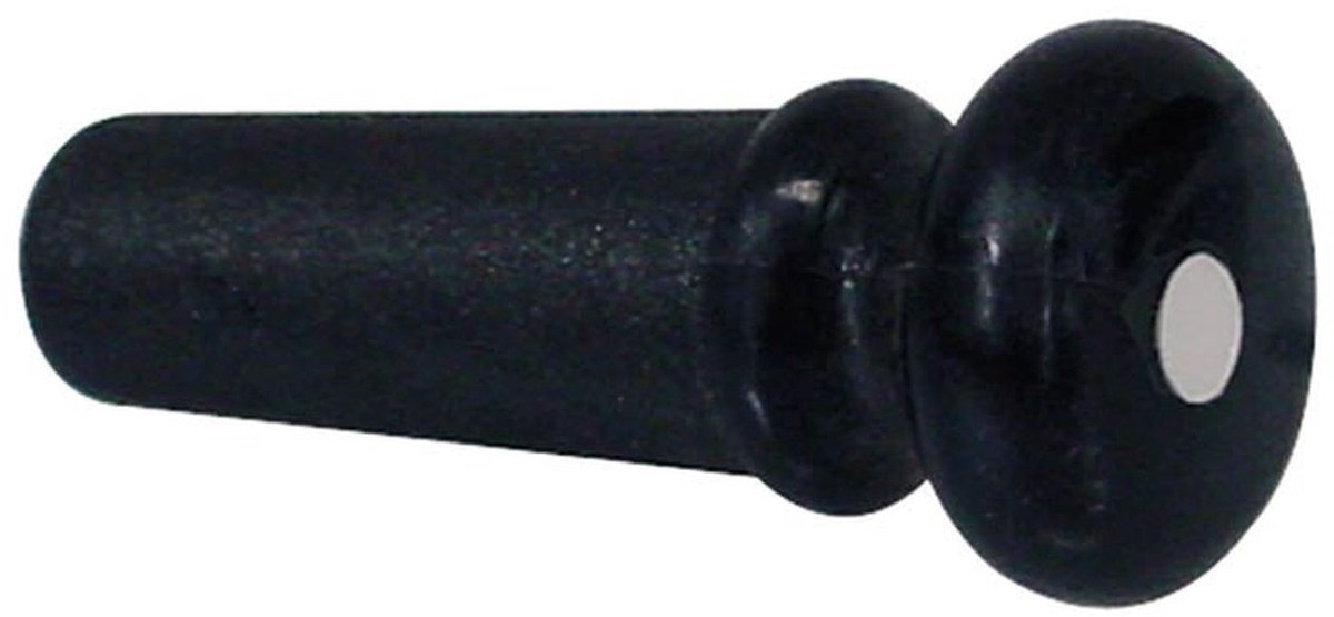 Boston 2091-WD Endpins Folk Model - 12-Pack Zwart met Witte Dots