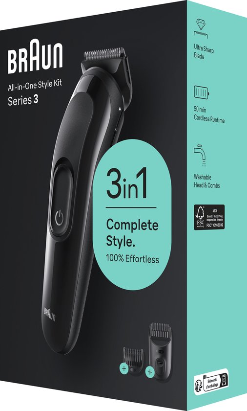 Braun Series 3 Scheerapparaat Transparant