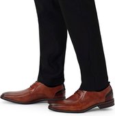 Van Lier - Homme - Chaussures à lacets en cuir cognac - Taille 43