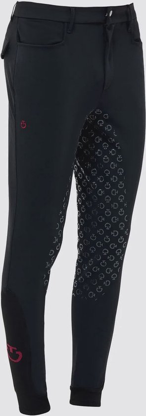 Pantalon d'équitation Cavalleria Toscana pour homme, Full Grip - Basic XL, gris foncé