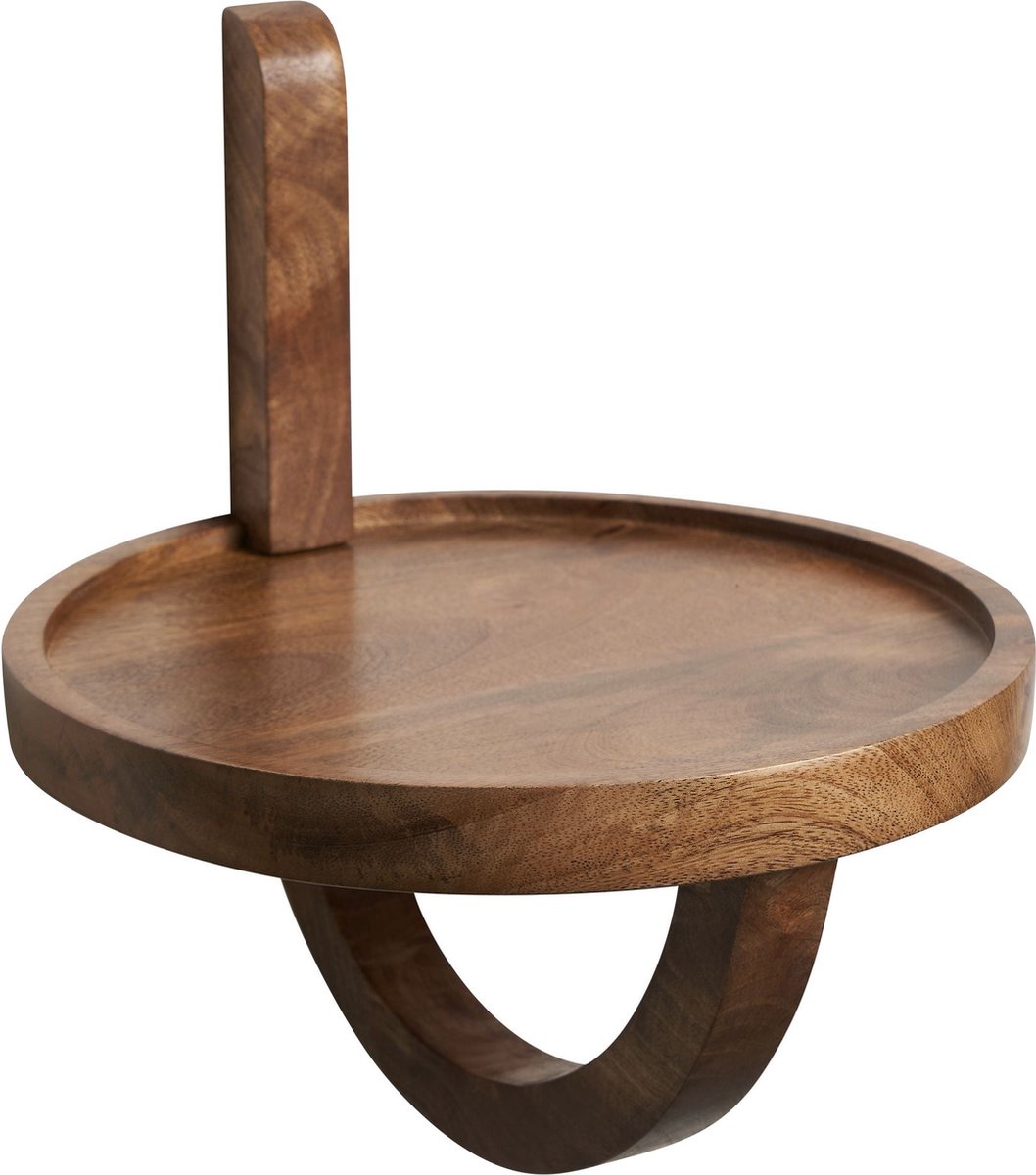 Modern Design Wandplank - Zwevende Plank - Handgemaakt - Natuurlijke houtnerf - Opslagruimte voor planten en decoratie - 30cm x 33cm x 30cm