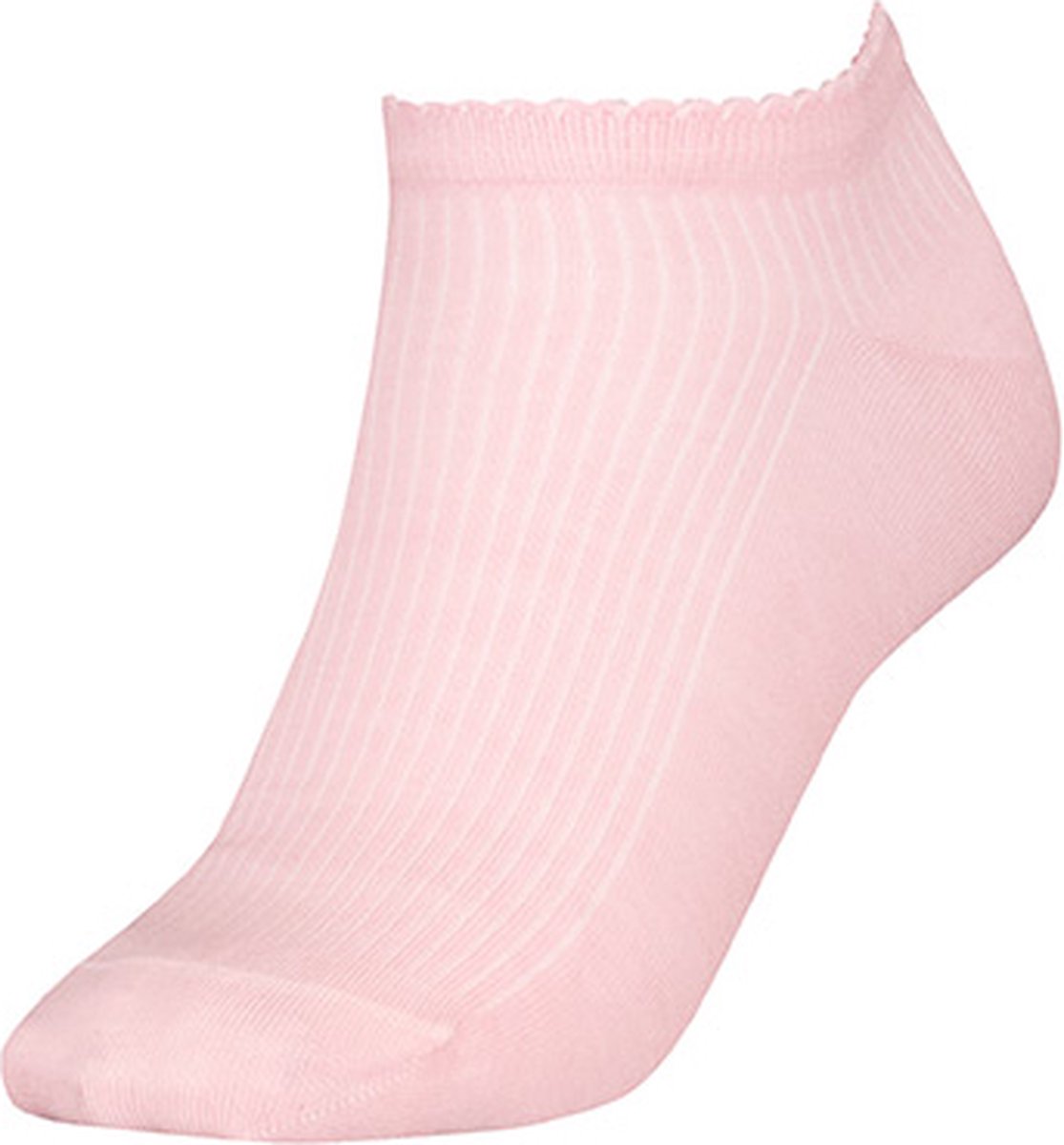 Tommy Hilfiger dames sneakersokken premium rib roze