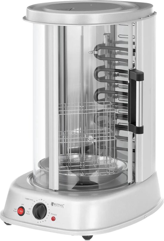 Verticale grill - 4-in-1 - 1.800 W - 31 L - Royal Catering — afbeelding 4