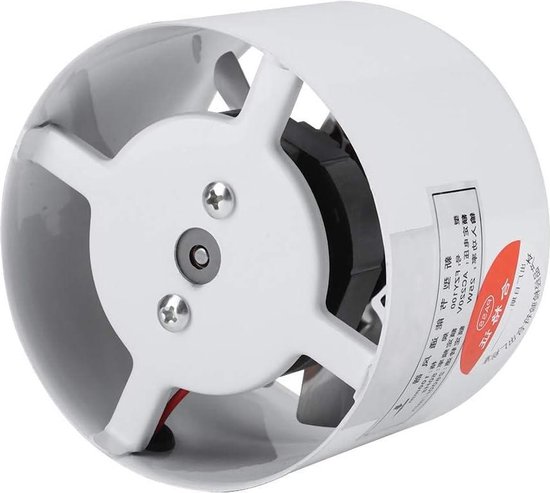 Afvoerventilator, afvoerventilator met instelbare snelheid, USB, mini