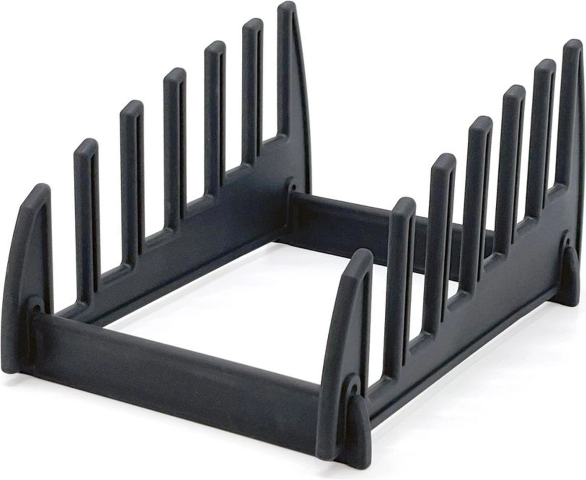 HENDI Snijplankenrek – Voor 6 Planken – Zwart – 320x230x160 mm – Polypropyleen