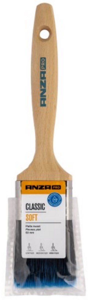 ANZA Classic Soft Platte Kwast - TEST - Maat 10