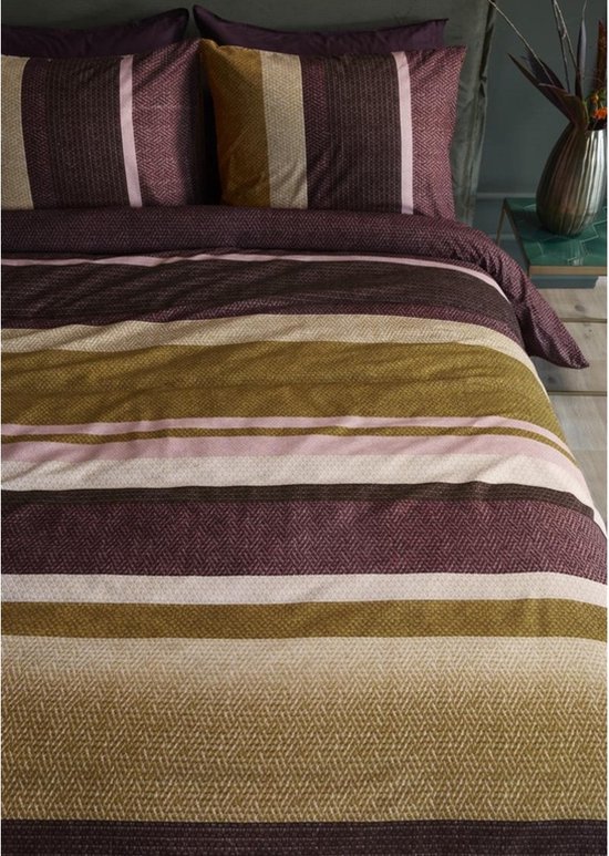Housse de couette Beddinghouse Jorren - Rouge Foncé