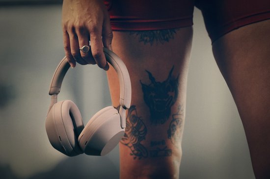 Sony WH-1000XM5 - Draadloze koptelefoon met Noise Cancelling - Smoky Pink / Roze