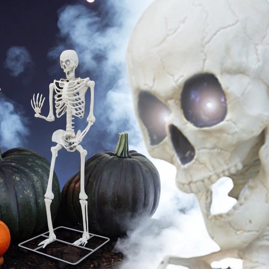 Hangdeco Halloween Skelet - 165cm Kopen