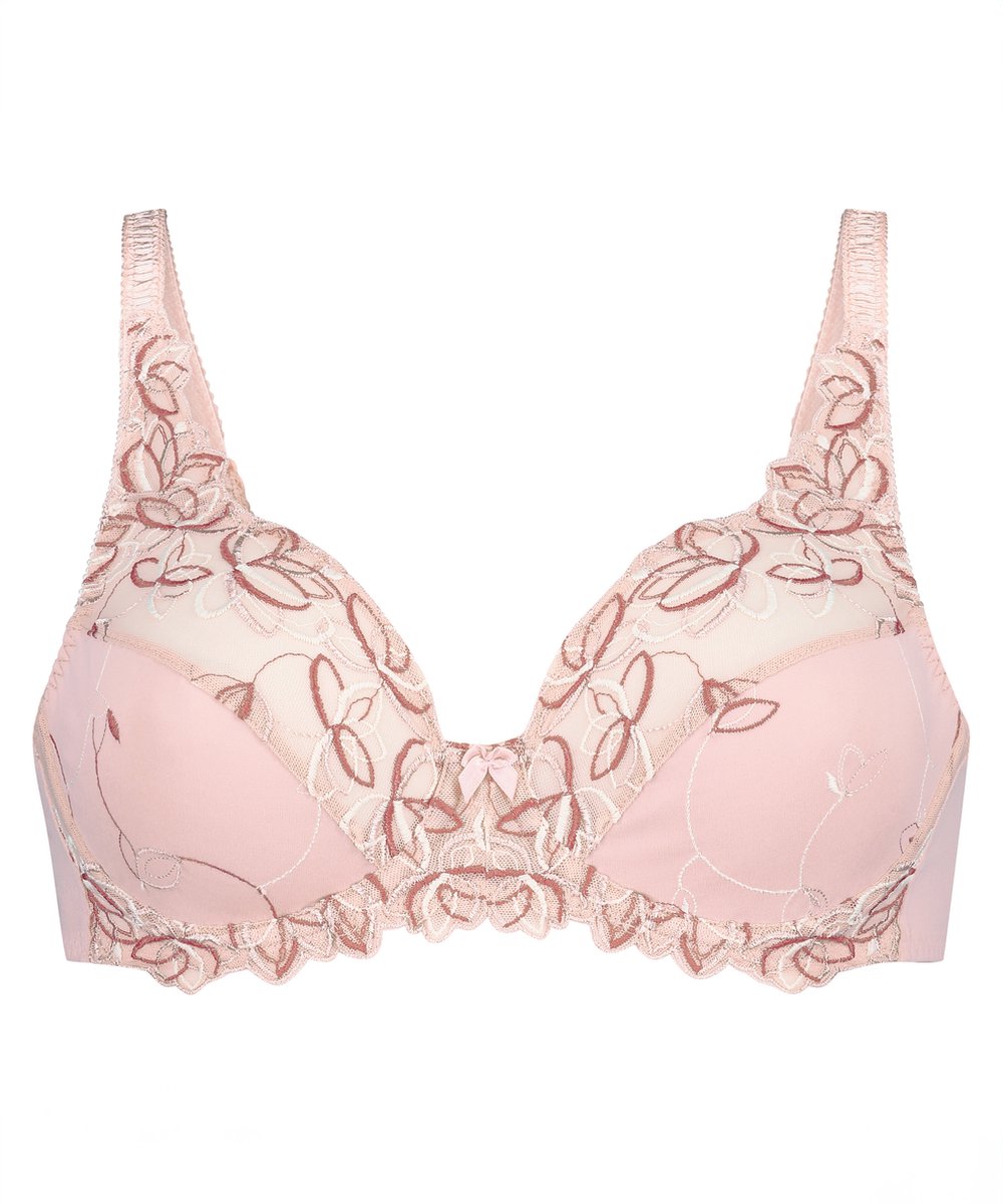 Hunkemöller Dames Lingerie Niet-voorgevormde beugel bh Diva - Roze - maat F100