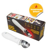 E-slicer Verwarmde IJsschep - Oplaadbare Batterij - Verwarmde IJsschep voor Hard IJs - Tot 60 Graden - 30 Seconden Opwarmtijd