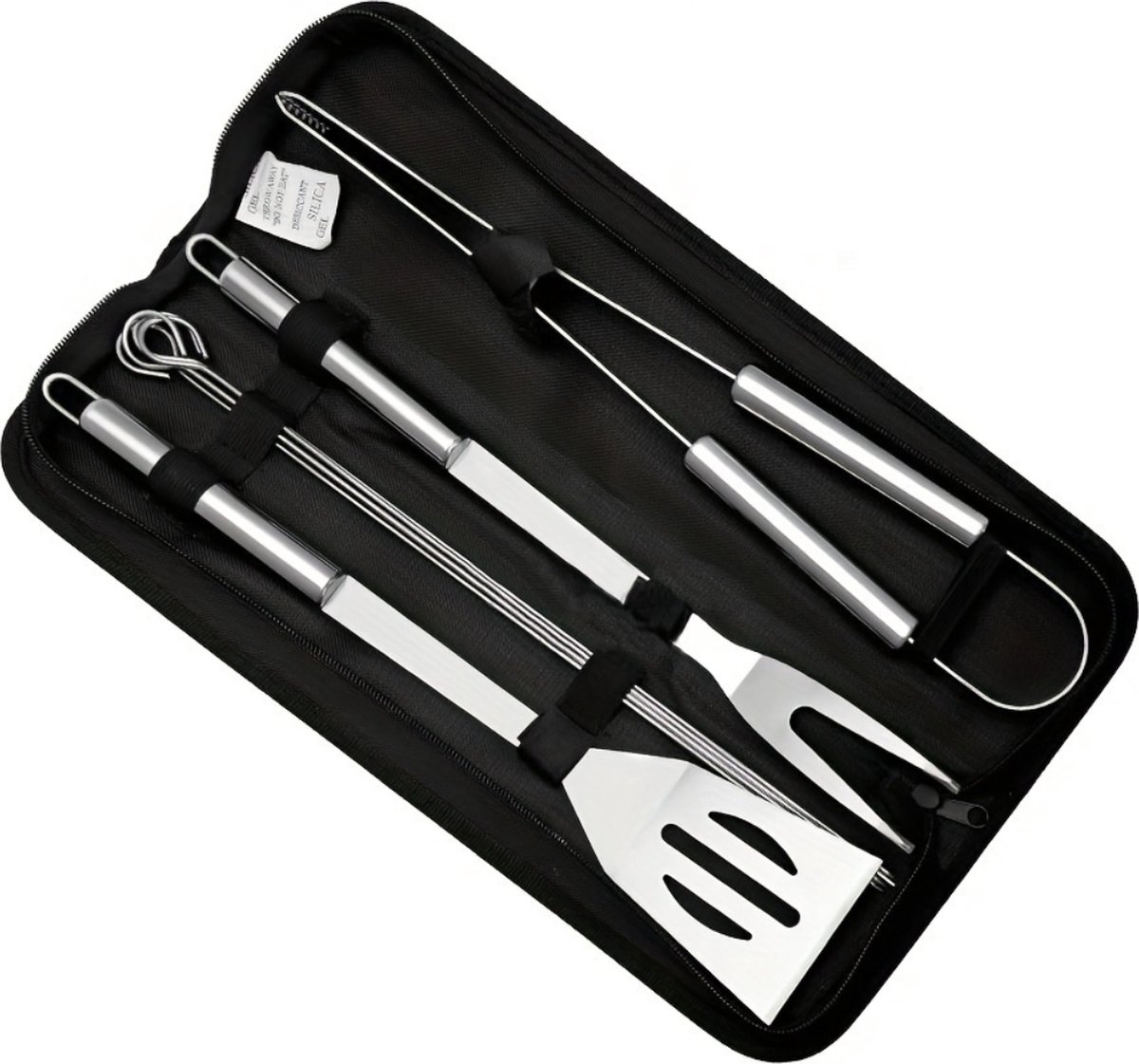 Nivard Barbeque Set - Barbecueset - Barbecue - Barbecues - BBQ - Tangenset - Vleeset - Accessoires - Zomer - 8 stuks