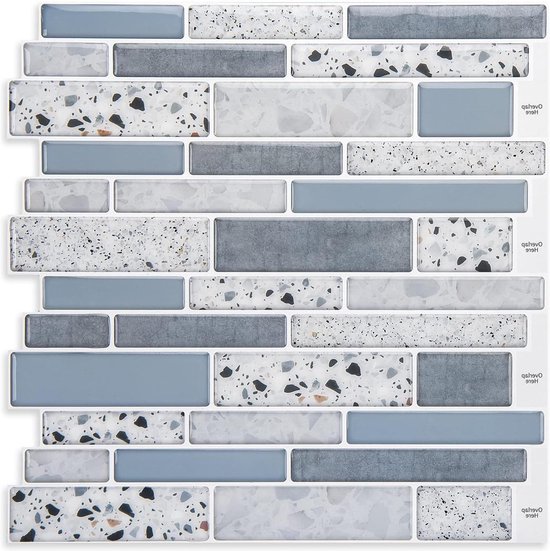 Alwayspon 30 Calcomanías De Transferencia De Azulejos De Vinilo Con Efecto De Marmol 8 X 8 Pulgadas Calcomanias Autoadhesivas Para Decoracion De