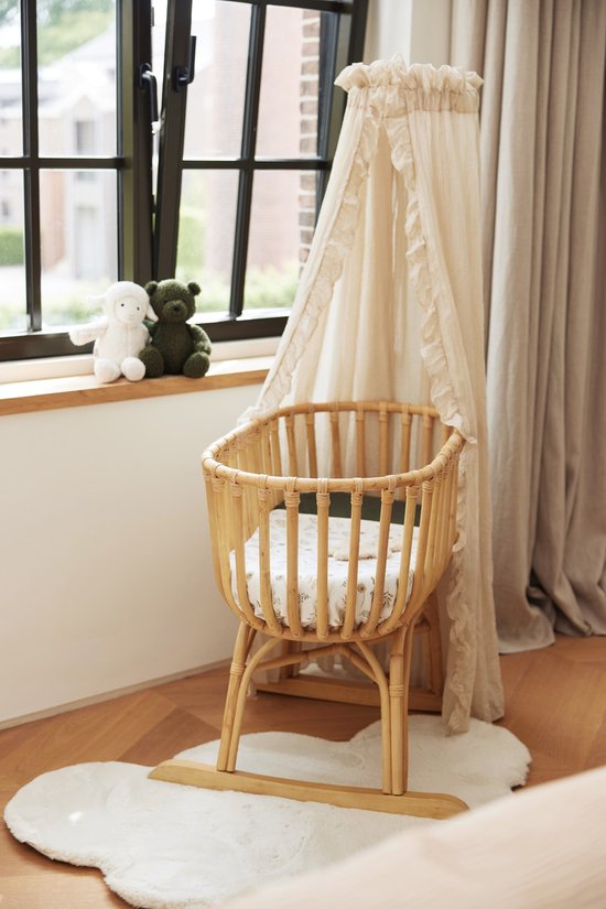 Jollein Sluier Vintage 155cm Ruffle Nougat — afbeelding 5