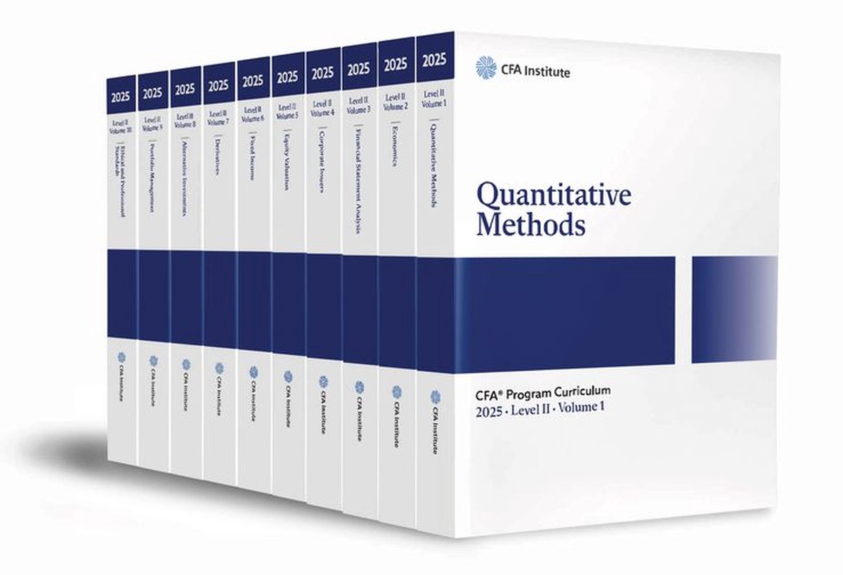 Omslag van 2025 CFA Program Curriculum Level II Box Set